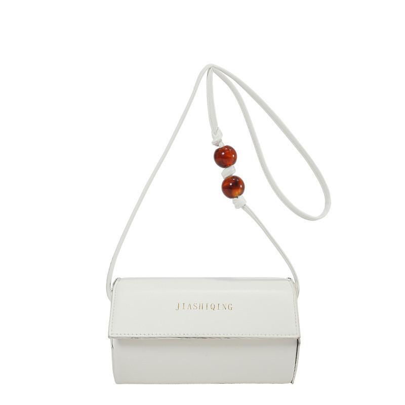 2024 New Retro Commuter Bag Ladies Casual Crossbody Bag Small Minimalist Handbag Trendy Armpit Bag белый