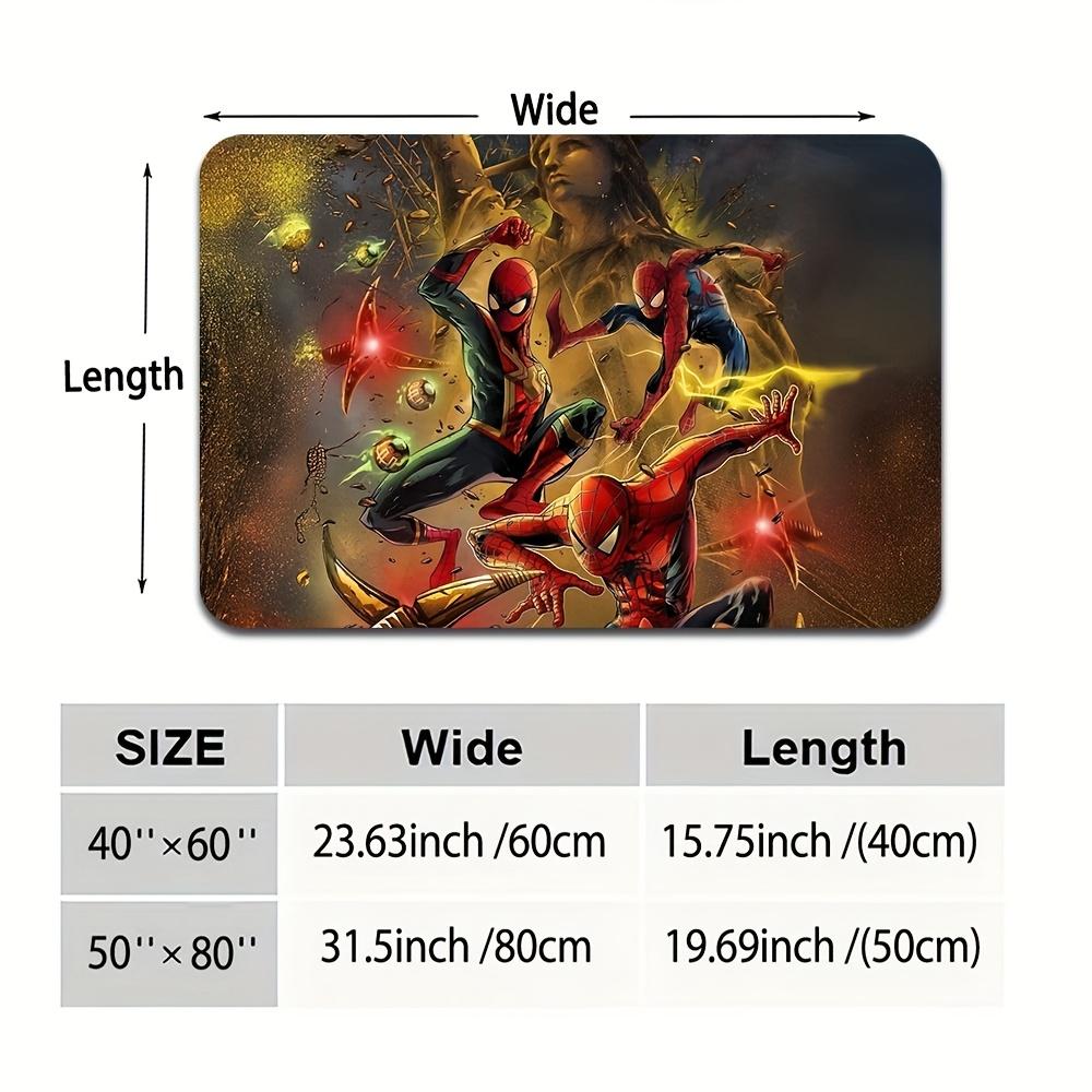 1pc Floor Mat, Superhero & Classic Movie Hero Themed Design, Multiple Sizes, Suitable for Living Room, Bathroom, Kitchen, Hote