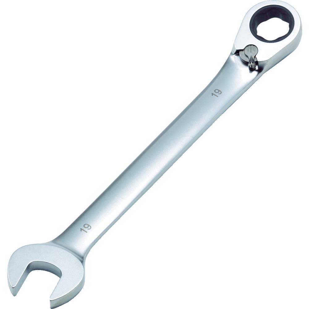 

TRUSCO Switchable Ratchet Combination Flower Wrench 13mm TRGT-13