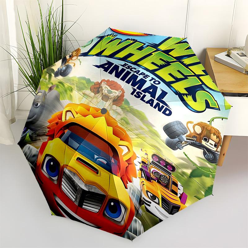 

Wild Wheels, Animal Island Automatic Opening and Closing, 8 rib Structure Portable Umbrella, Suitable for Men and Women in All Seasons Perf