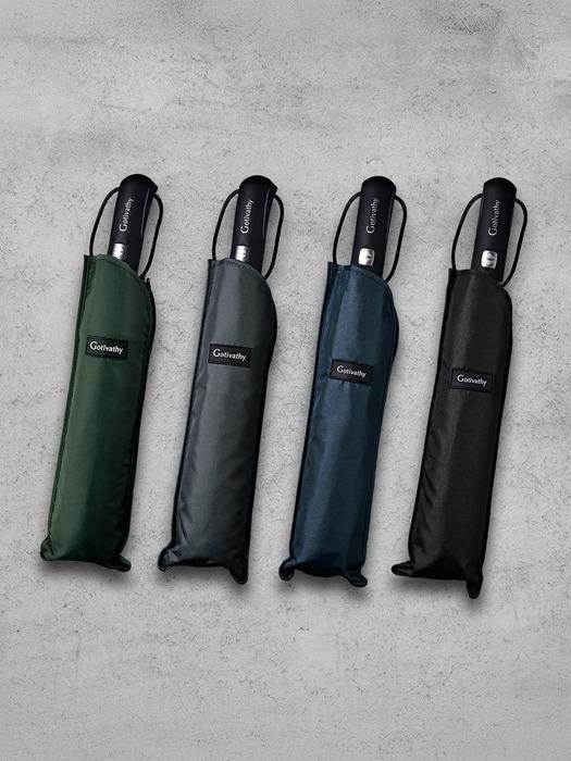 Gotivathy Compact UV-Protective Lightweight 3-Stage Umbrella (G6302-A) black