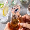 Cute Bottle Opener Personalized Hanging Rope Screwdriver Stainless Steel Cat Claw Beer Bottle Opener Home Acacia Wood Upright