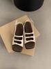 Fashion Sandals Women's Summer 2025 New Retro French Fairy Wind Beach Seaside Fashion Soft Flat Roman Shoes