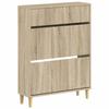 Shoe Cabinet ARNHEM 78 X 24 X 103 Cm Engineered Wood Sonoma Oak