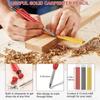 28mm Solid Carpenter Pencil Mechanical Pencil with Built-in Sharpener Carpentry Long Head Carpenter Pencil Stationery Supply