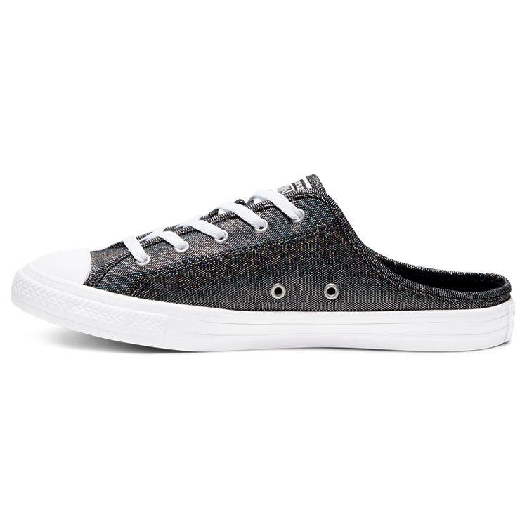 Converse Chuck Taylor All Star Dainty Mule Metal Black Pedal Casual Canvas Shoes Women's 568811C