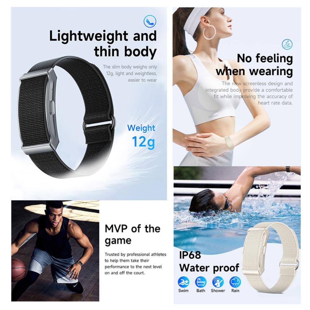 2026 New Smart Bracelet Sport Modes Heart Rate Blood Pressure Long Battery Life IP68 Waterproof Sleep Call Reminder Smart Watch