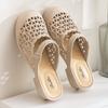 Fashionable Women's Baotou Slippers for Summer Anti Slip and Wear-resistant Beach Shoes for Home and Outdoor Use