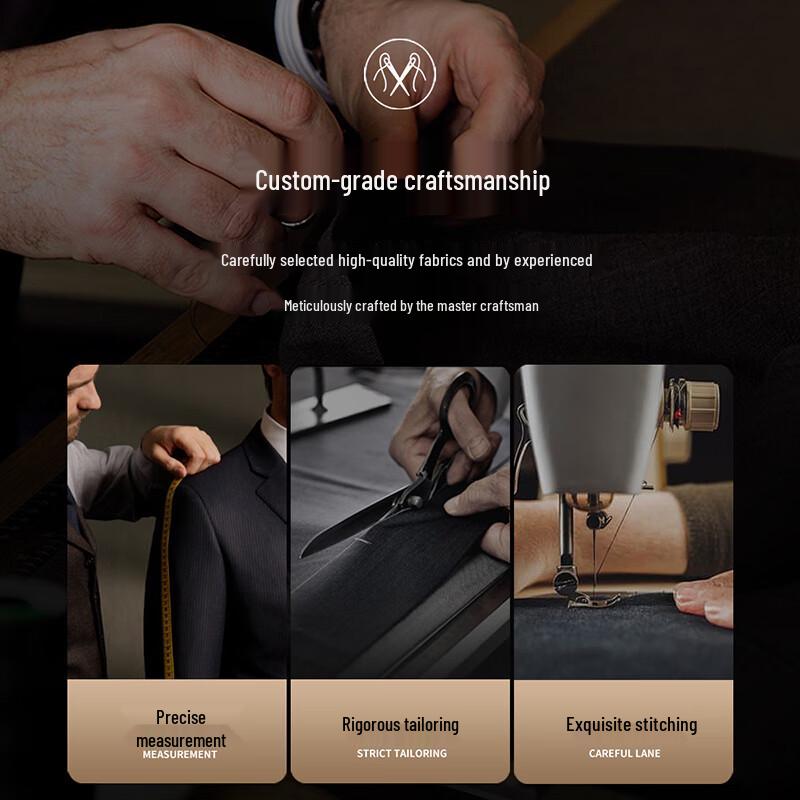 Antonio Men's Merino Wool Business Suit Jacket