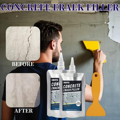 Cement Crack Repair Sealant Glue Roof Wall Floor Concrete Crack Filler - Waterproof,Flexible, and Durable Wall and Floor Sealer