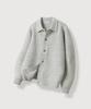 Mood Inside Heavy Hacci Collar Cardigan_White Melange