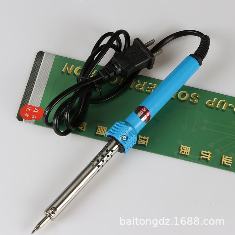 60W Long-Life Electric Soldering Iron with External Heating and Pointed Tip