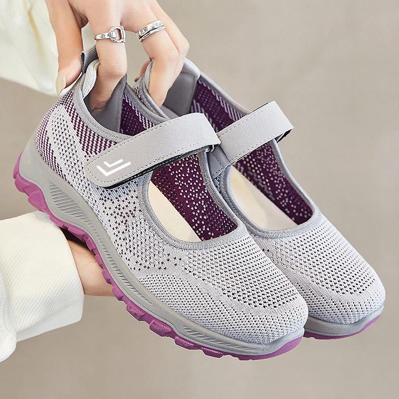 Fashion Women's summer casual sports shoes breathable soft sole anti slip  for sneakers women