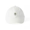 Monseuteoji Ribbon Wide Ball Cap White Mc24Rbw-189