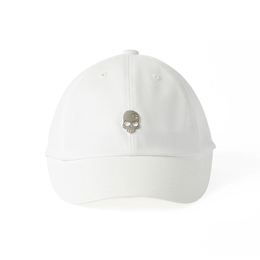 Monseuteoji Ribbon Wide Ball Cap White Mc24Rbw-189