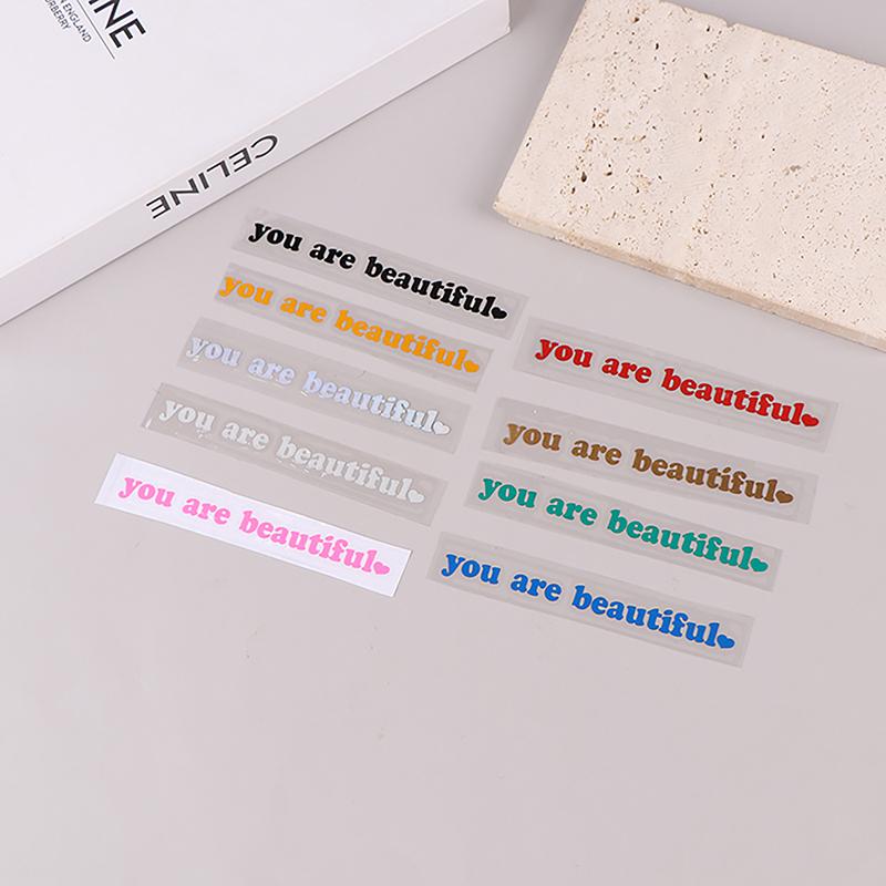 Car Stickers You Are Beautiful Interior Decoration Rear View Mirror Stickers Creative Sport Pvc Vinyl Decals
