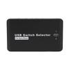 USB 2.0 Switch Selector 2 Computers Share 4 Devices Plug and Play USB Switcher Selector for Work