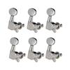 Guitar String Tuning Pegs Tuning Machines Sealed Machine Heads Tuning Keys Oval Button 6 Right for Electric Guitar or
