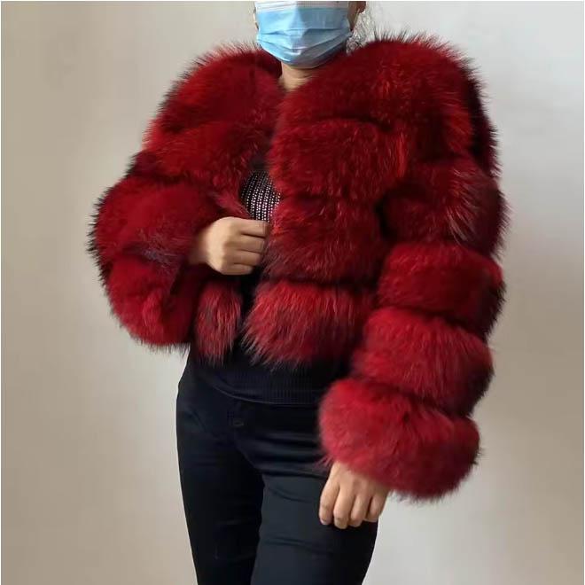 Super Winter Women Thick Faux Fur Coat Fur Jacket Plus Size Jackets Female Vest