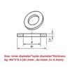 M1.6/ M2/ M2.5/ M3/ M4/ M5/ M6/ M8-M30 Large Flat Washer 304 Stainless Steel Big Metal Gasket Meson Plain Washers