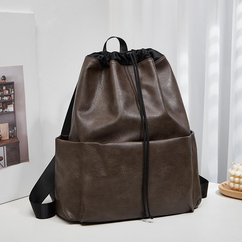 

Large capacity bundle bag backpack fashion backpack casual anti-splashing foldable lightweight travel schoolbag women