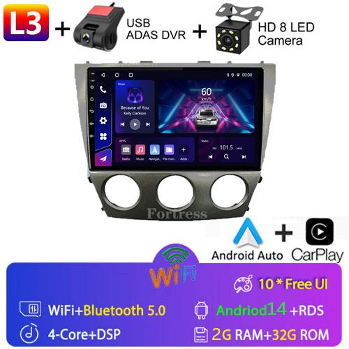 8 CORE Car Radio 2 Din Android 13 For Toyota Camry 40 2007-2011 Autoradio Multimedia Blu-ray IPS Screen Navigation GPS Carplay