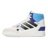 Adidas Originals Drop Step Durable Breathable Mid-Top Skate Shoes Unisex Sneakers White Blue Black GZ2572