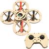 Holz RC Flugzeug Bausatz DIY Quadcopter Set STEM Flugspielzeug 2,4G Drahtlose Steuerung