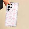 Case for Samsung Galaxy Note 20 Ultra 10 S23 Ultra S22 FE S26 S24 S21 S25 Edge S20 Plus Phone Cover Cute Pink Bow