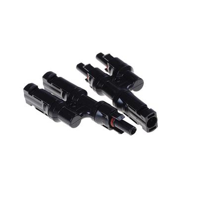 1Pair X Multi T Branch Mc4 Connector For Solar Panel Parallel Connection Branch Two Pv Module Panel Connect Solar System