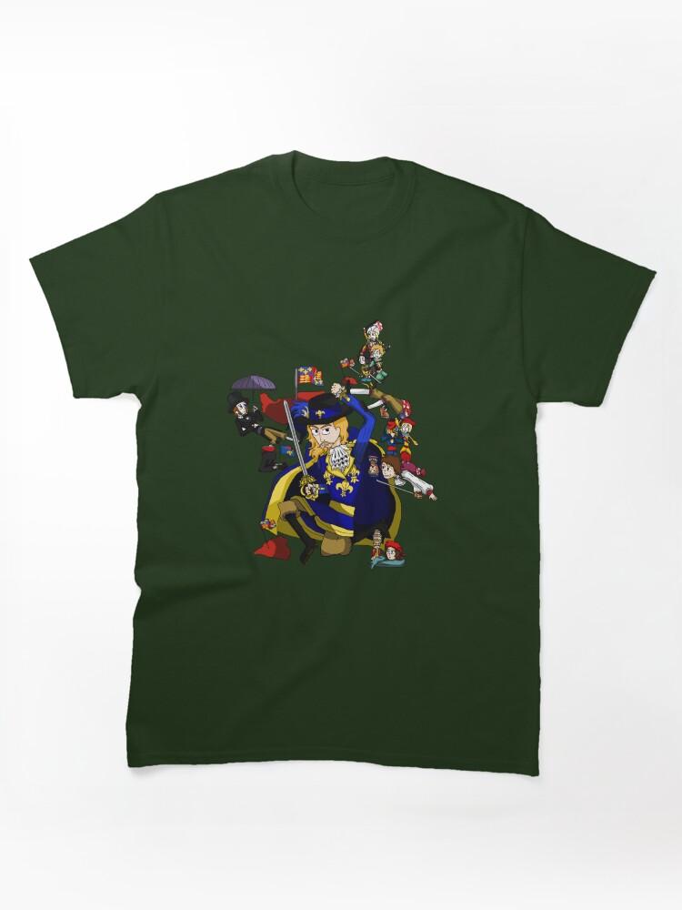 Europa Universalis Renaissance Map of France Classic T-Shirt