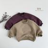 Vintage Versatile Thick Fleece Warm Pullover Sweatshirt For Toddler Boys And Girls