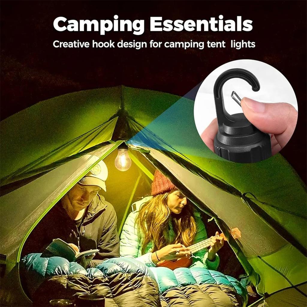 Dimmable Usb Light Bulb With Hook Rechargeable Lamp Warm White Waterpooof Emergency Outdoor Lighting Camping Led Flashlight Usb