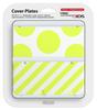 Plate Dot Yellow X Dress-up No.049 (Large White)
