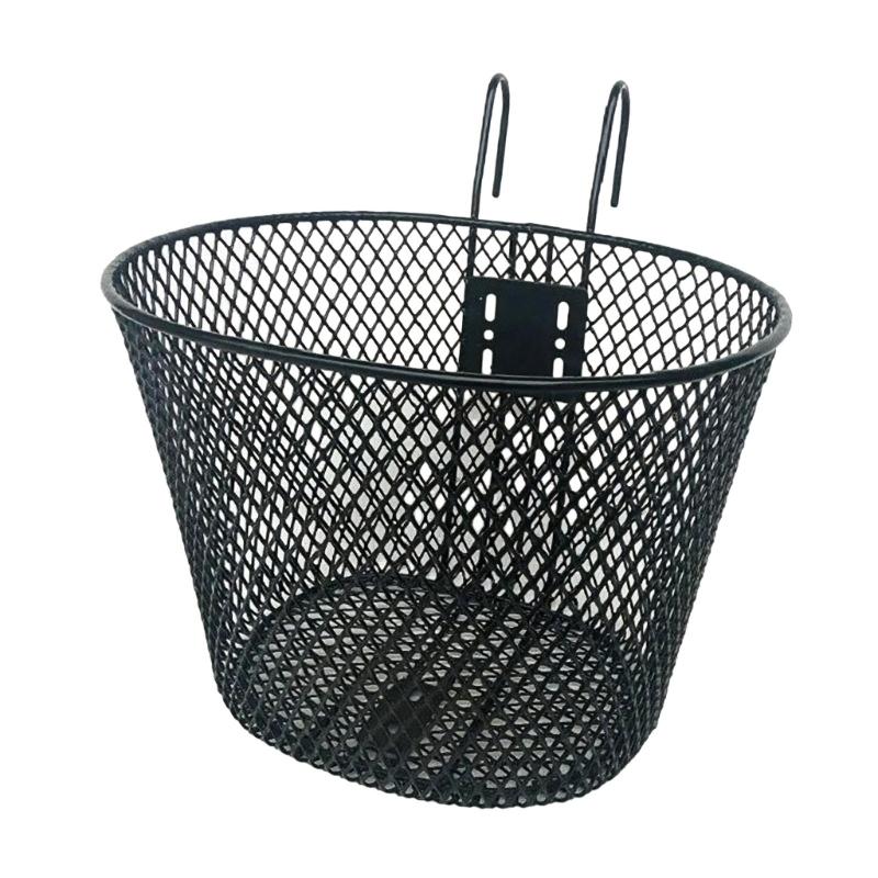 Cesto Metallico per Bici Resistente Comodo Deposito Cesto Anteriore per Bici Gite in Famiglia Accessorio per Bici