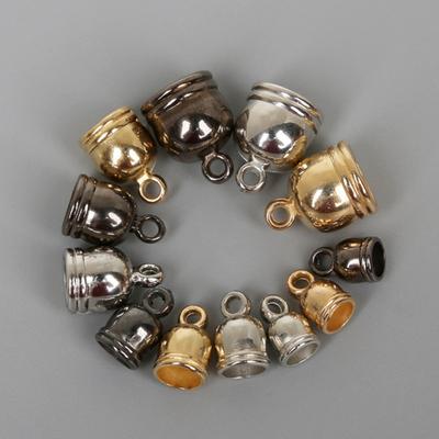 50 adet/takım çan şekli kolye püskül kapaklar DIY takı bilezik zanaat yapımı için