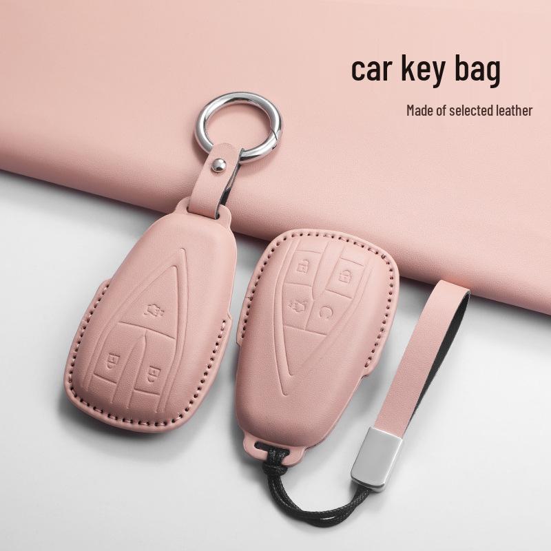 Changan CS75Plus/CS55Plus, Yidong, Oshan X5/Z6 Car Key Cover (Black)