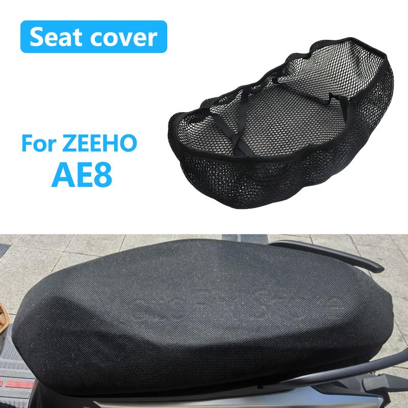 For CFMOTO ZEEHO AE8 Motorcycle Seat Cover 3D Mesh Fabric Seat Non-Slip Breathable Heat ulation Protect Cushion