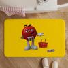 Brand-M&M'sS Floor Mat Soft Non-Slip Bath Mat, Bedside Carpet, Absorbent Doormat for Home