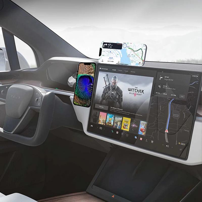 Μαγνητική Θήκη Στήριξης Τηλεφώνου για Laptop, Πλευρική Οθόνη Υπολογιστή, Κινητό Τηλέφωνο Λεπτή & Αναδιπλούμενη Για iPhone 14 13 12 Σειρά Θήκη και Όλα τα Τηλέφωνα