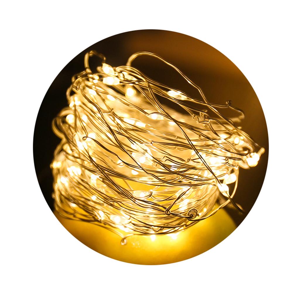 1/2M LED Wire Fairy Operated Battery Holiday Light Party Xmas Garden Tree Decor