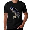 Peregrine Falcon Colored Digital Art T-Shirt Graphic T Shirts Heavyweights Customizeds Essential T Shirt Men Clothes