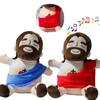 Plush Relief Anxiety Toys Jesus Breathing Musical Soothing Doll Sleep Toy Gift