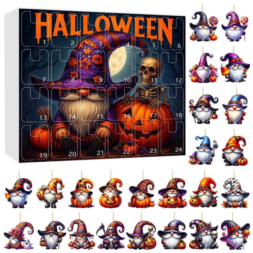 Halloween Dwarf Acrylic Hanging Decor Set With 24 Pieces For Party Celebration And Festive Atmosphere