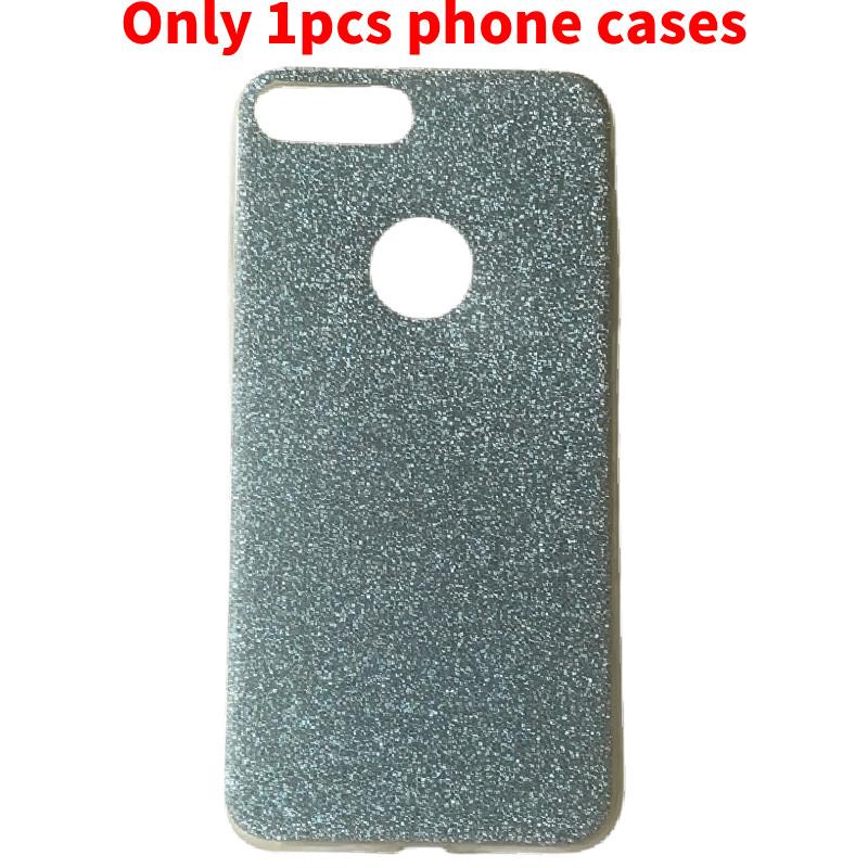 Glitter Silicone Clear Tpu Mobile Phone Cases For Iphone 5 5s 6 6s 6plus 7plus 7
