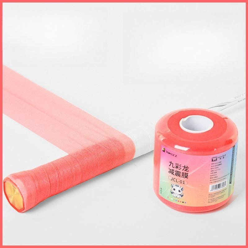 

Badminton Racket Cushioning Film, Tennis Racket Rubber Base Film Shock-absorbing Film Easy To Use, Sports Accessories червоний