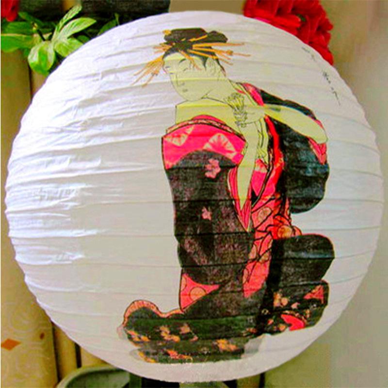 Ancient Style Lanterns: Japanese & Chinese Festive Paper Decorations