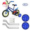2Pcs Adjustable Training Side Wheels Stabilizer for Children 12 20  Bicycle Balance(Blue)