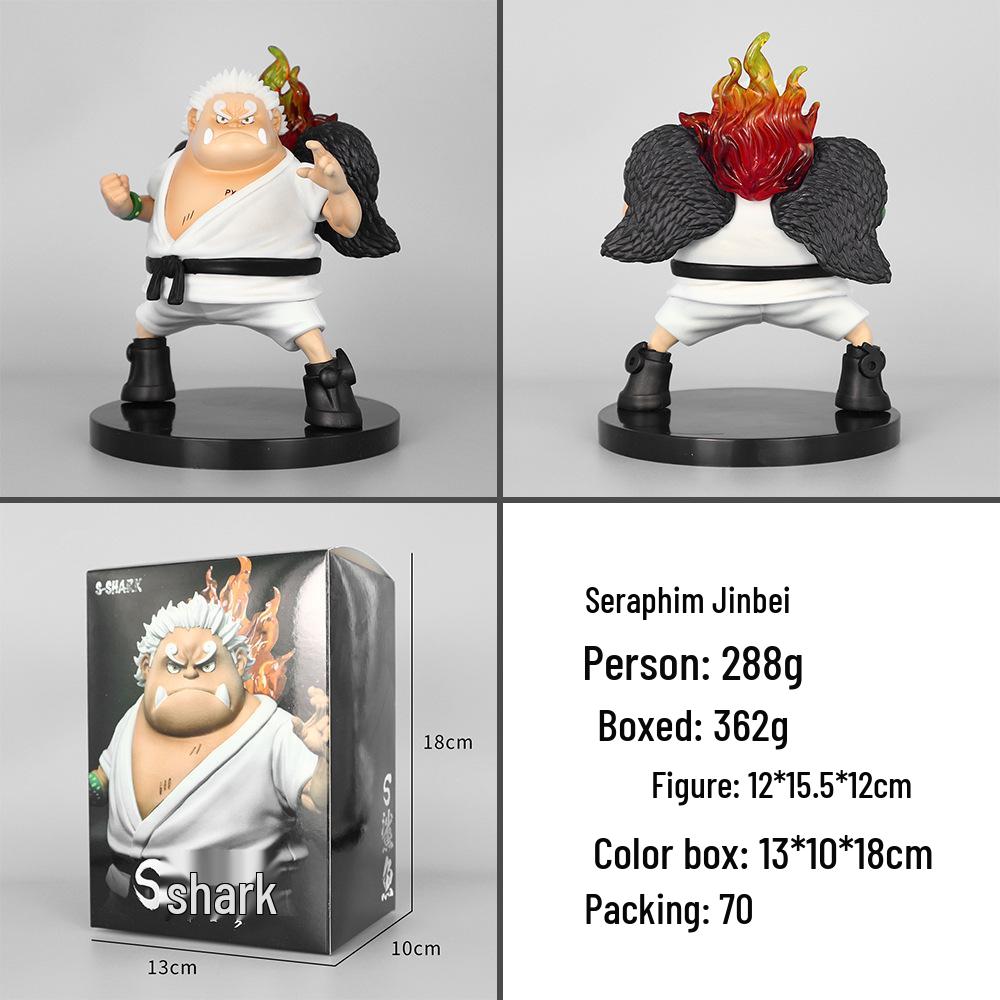 One Piece Jinbe Seraph GK Figure 2D Car Ornament