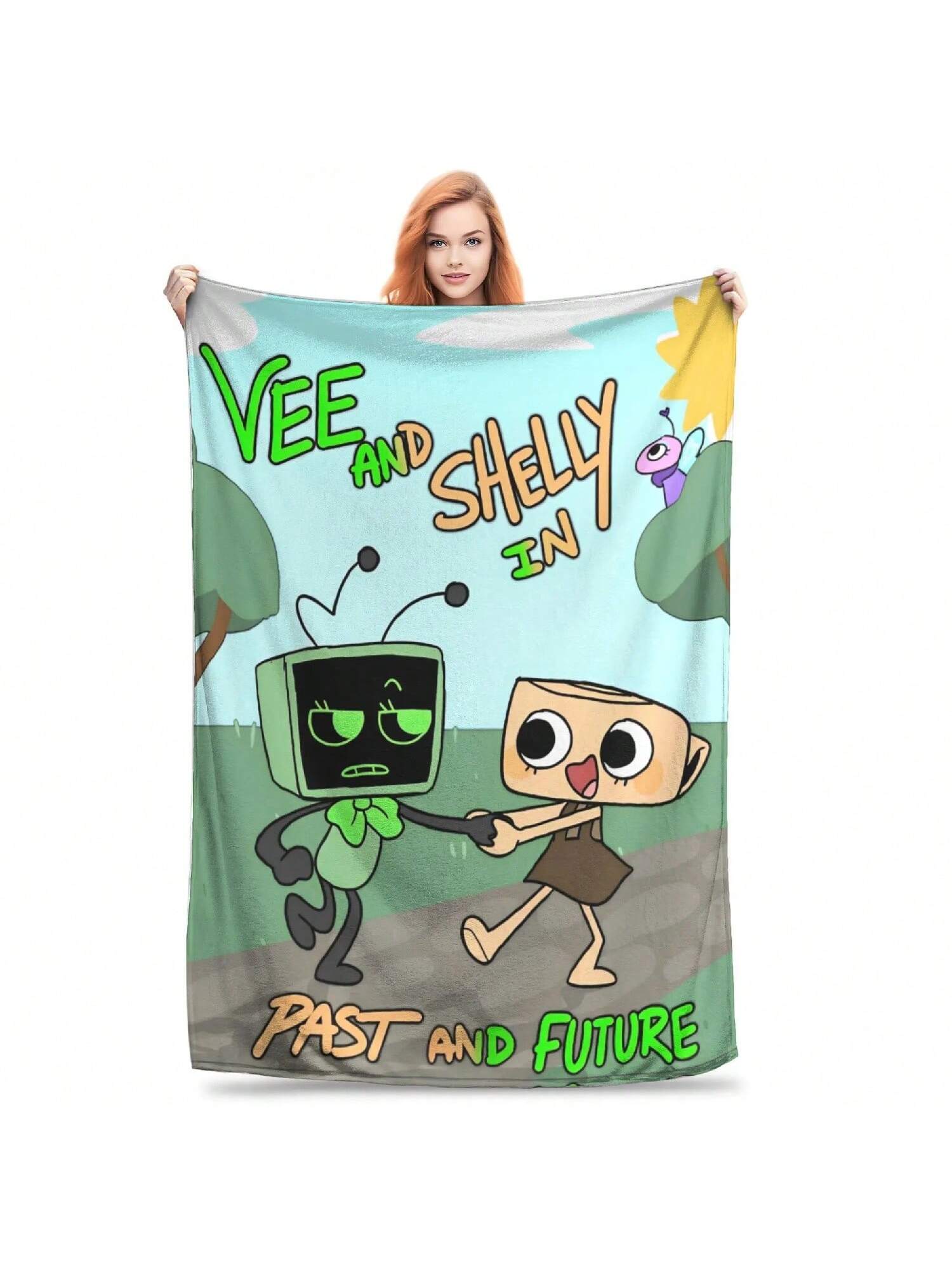 

Dandys World Poster Blanket Coral Fleece Plush Multi-Function Er Soft Throw Blankets For Bedding Travel Small Blanket 75X95CM серый